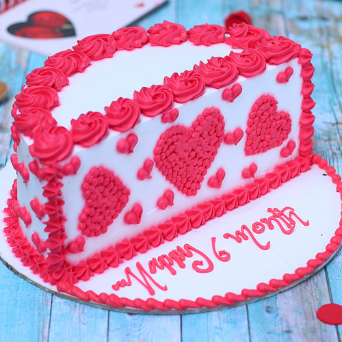 Buy Red Velvet Half Cake Half Pound Of Love