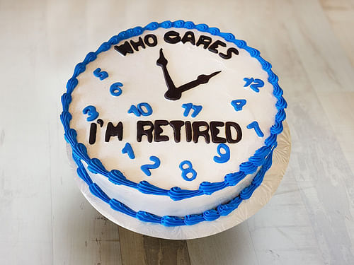 Buy Retirement Cream Cake 2-No Rules Anymore