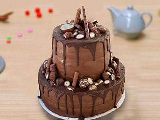 2 Tier Chocolate Cake 2 Tier Chocolate Cake