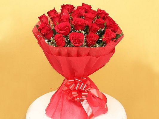 Buy 24 Red Roses Bouquet-Readily Red Rosement