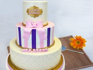 3 Tier Bow Party Cake 3 Tier Bow Party Cake