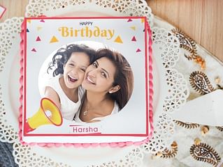 Angelic Beauty photo cake for birthday Angelic Beauty photo cake for birthday