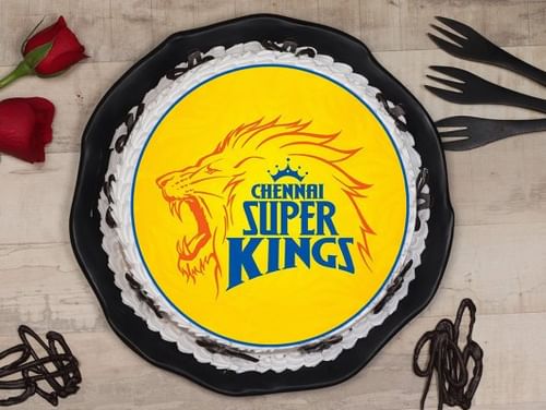 Buy Chennai Super Kings Poster CakeCSK Poster Cake