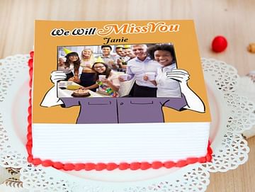 Wallpaper Buy Farewell Photo Cake Square Shape 1 Bid You Farewell Desktop Wallpaper