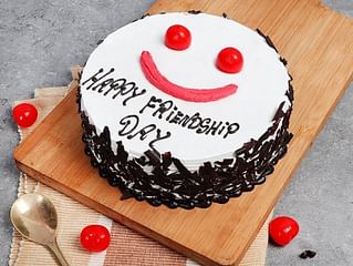 Friendship Day Cake With Name Send Happy Friendship Day Cake Online All you have to will be to arrange a we have a collection of scrumptious and appetizing friendship day themed cakes in our portal designed with greatest proficiency and the finest quality. friendship day cake with name send