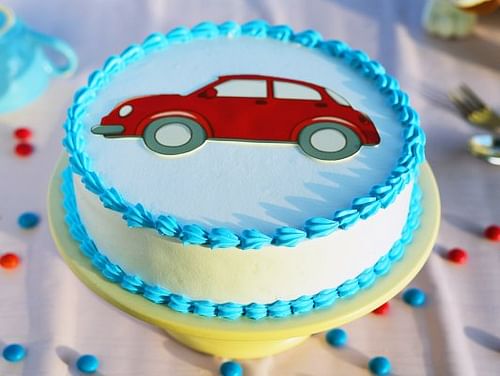 Buy Red Car Poster Cake Mister Red Cake If someone you care about ever has a birthday, that is more than enough reason right there. mister red cake