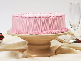 Side View of Tasty Strawberry Vegan Cake Side View of Tasty Strawberry Vegan Cake