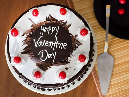 Buy Valentines Day Black Forest Cake-Valentine Black ...