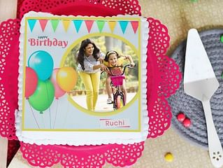 Vibrant Attraction Photo Cake for birthday celebration Vibrant Attraction Photo Cake for birthday celebration