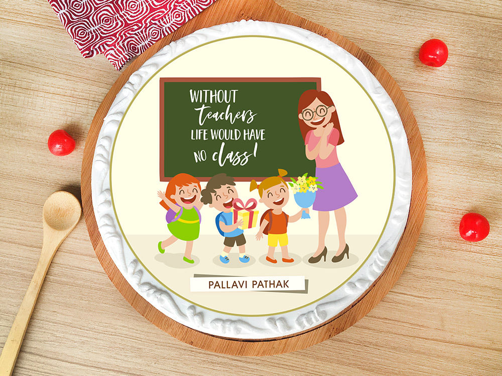Buy Teachers Day Poster Cake 1Poster Your Teacher Cake