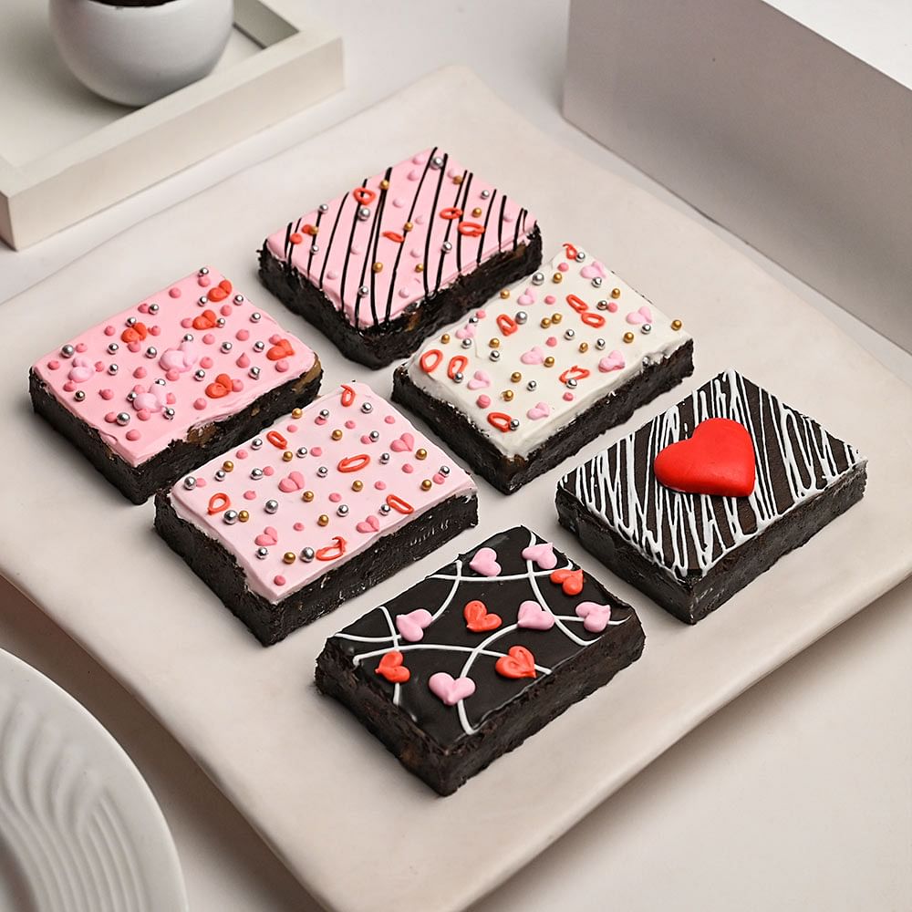 Six Chocolatey Brownies