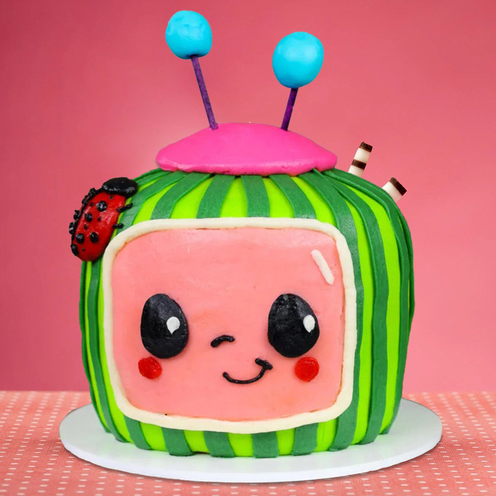 Buy Yummy And Adorable Cocomelon Cake-Smiley Cocomelon Cake