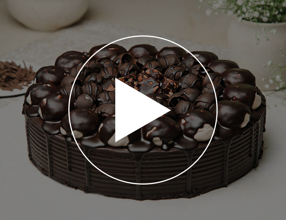 Chocolate Loaded Glazed Cake