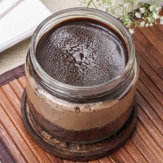 Choco mousse jar cake