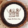 Top view of Bro Poster Cake