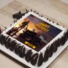 Side view of PubG Theme Cake