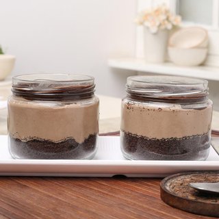 Chocolate Mousse Jar Cake