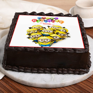 Order Online Minion Photo Cake For Kids Birthday