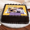 Bid You Farewell - A Farewell Photo Cake Side View