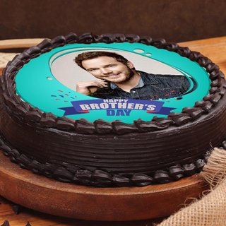 Side view of Special Bro Poster Cake