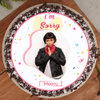 Top view of I Am Sorry Photo Cake