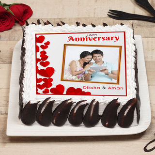 Imperfectly Perfect - Photo Cake for Anniversary Celebration