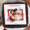 Top View of One And Only - A Congratulations Photo Cake
