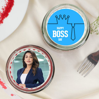 Photo Jar Cakes For Boss