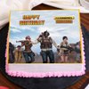 Pubg Game Birthday Poster Cake