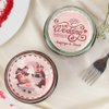 Red Velvet And Strawberry Personalised Jar Cake