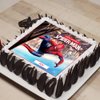 Side view of Amazing Spiderman Cake