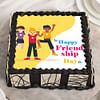 Ecstatic Friendship Day Poster Cake
