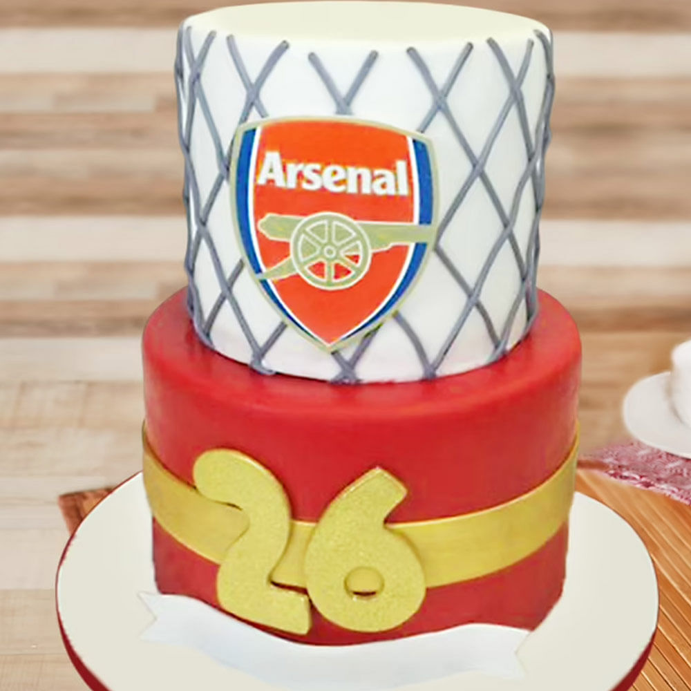 Buy Arsenal Fondant cake-Tribute To Arsenal