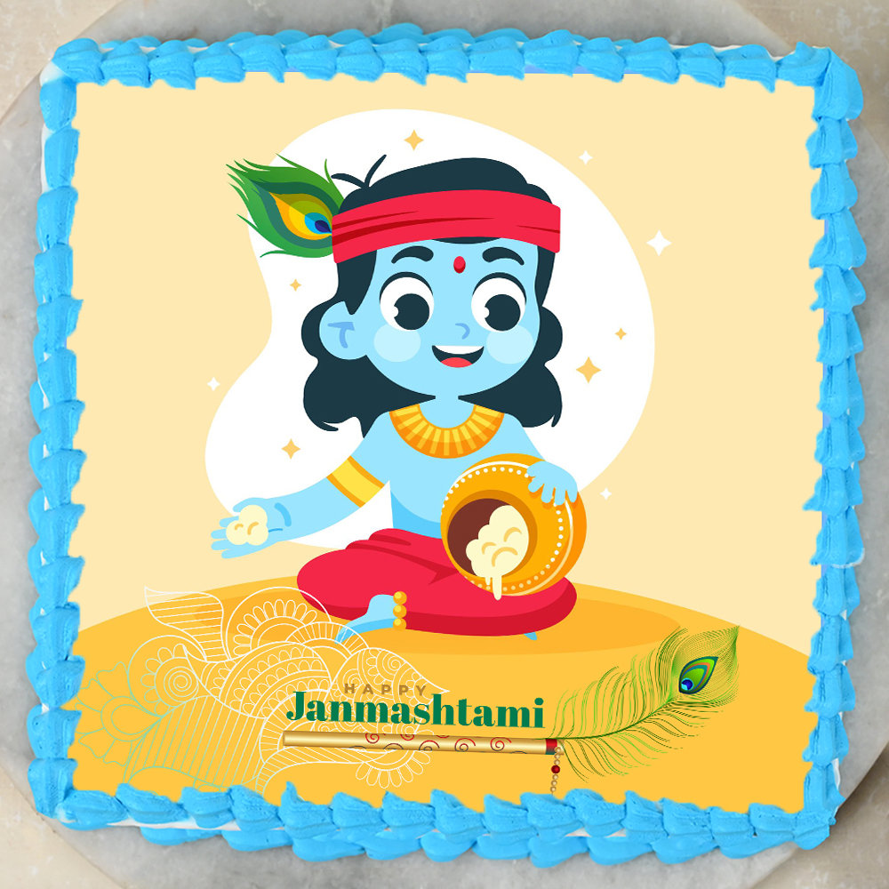 Art Of Cakes: Little Krishna Theme