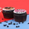 Close view of Best Mom Personalized Cupcake
