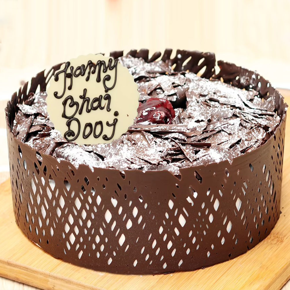 Buy Bhai Dooj Choco Black Forest Cake-Frosty Forest Cake