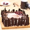 Side View of Vegan Black Forest Cake