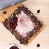 Top View of Vegan Black Forest Cake