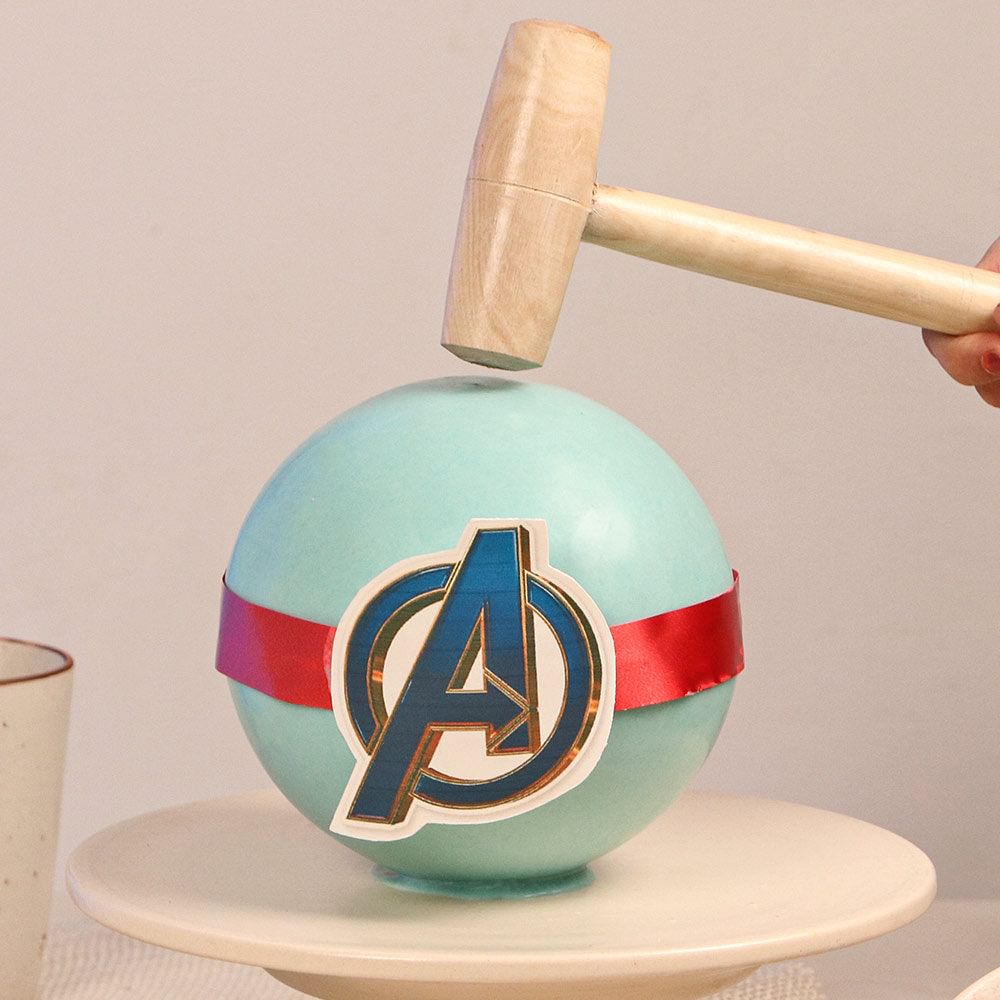 Buy Blue Avenger Pineapple Pinata Cake-Avenger Pineapple Pinata Cake