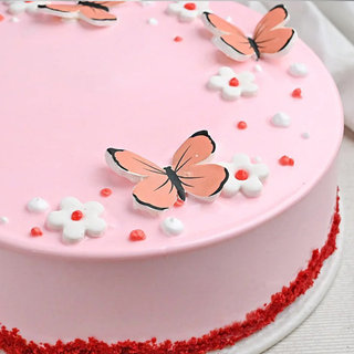 Red Velvet Butterfly Cake
