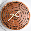 Top View of Butterscotch Cake-Round Shape Butterscotch Cake
