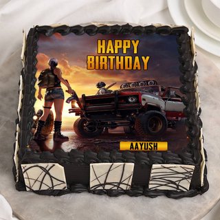 Poster Cake For Pubg Lovers