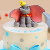 Side view of Character Fondant Cake