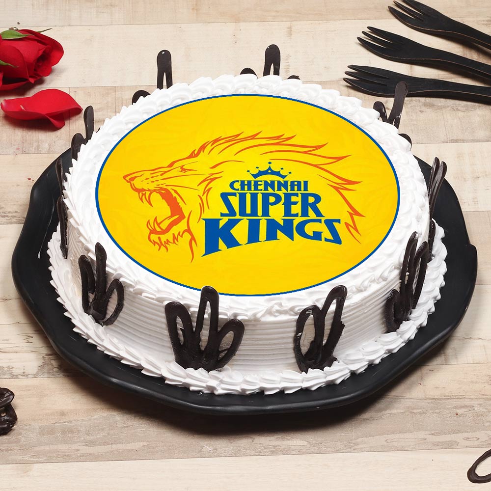 Chennai Super Kings Poster Cake