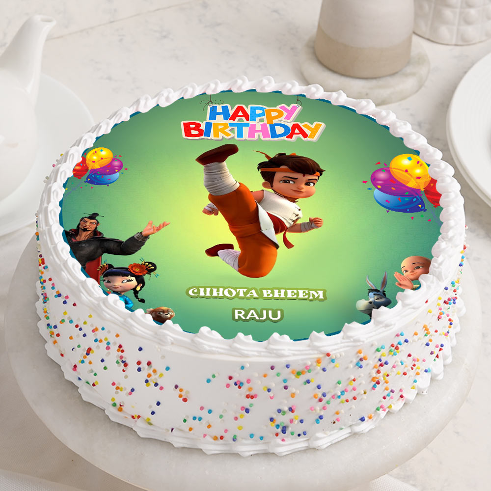 Chota Bheem Birthday Cakes | Chota Bheem Photo Cakes | Order Now