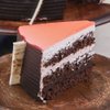 Sliced View of Choco Strawberry Cake