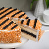 Sliced View of Chocolate Butterscotch Cake