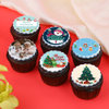 Christmas Photo Cup Cakes Set of 6