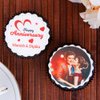 Top View of Personalised Anniversary Cupcakes 2 Pieces
