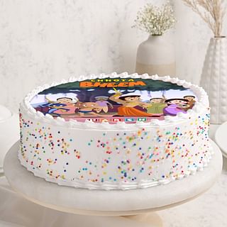 Chota Bheem Photo Cake